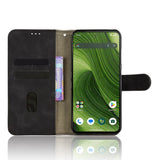 Fairphone 6 EIDERWOOD Faux Leather Flip Case with Card Holder & Stand Function – Black