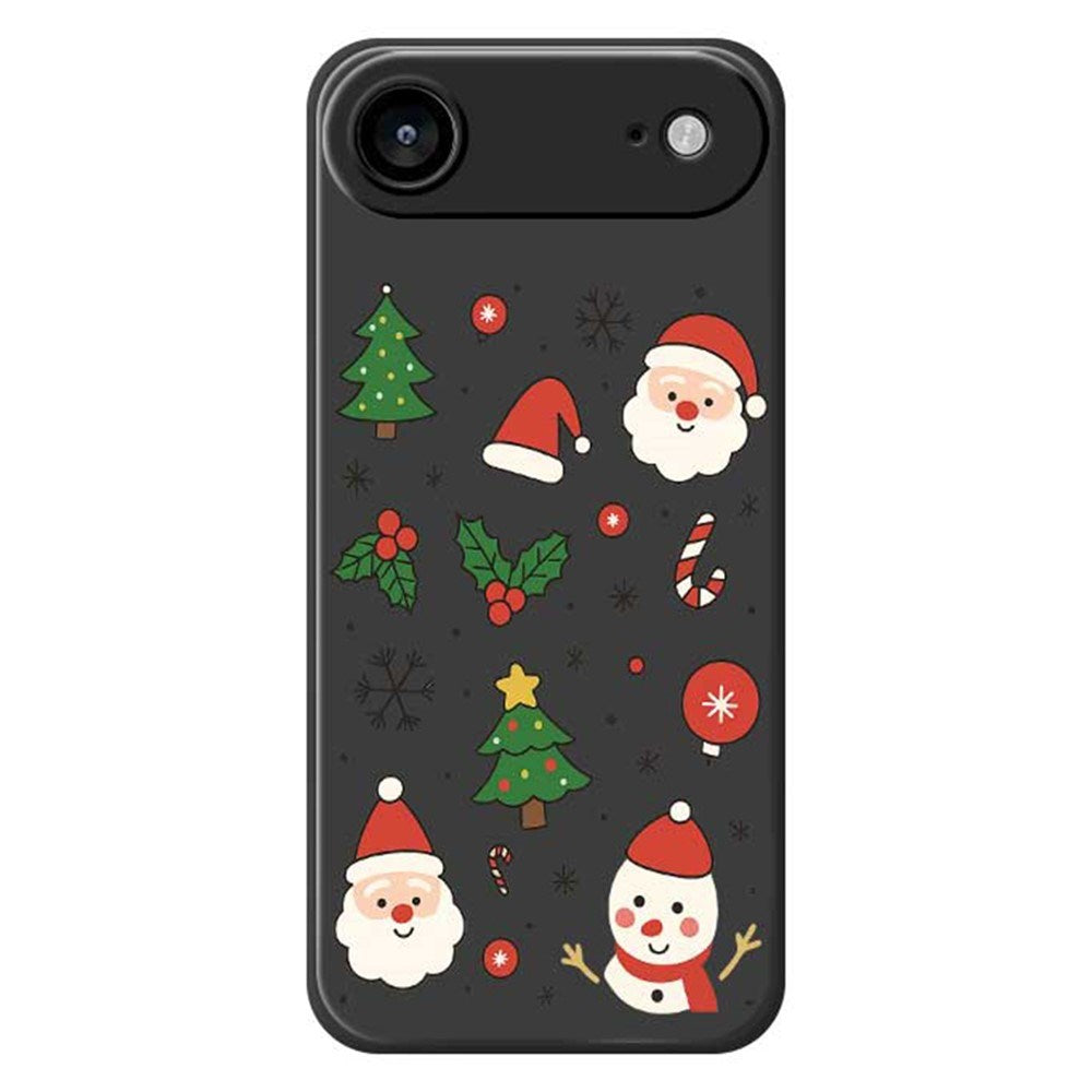 EIDERWOOD iPhone Air Christmas Case - Flexible Plastic - Christmas Motifs / Black