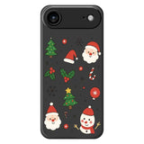 EIDERWOOD iPhone Air Christmas Case - Flexible Plastic - Christmas Motifs / Black