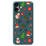 EIDERWOOD iPhone 17 Christmas Case - Flexible Plastic - Christmas Motifs / Green