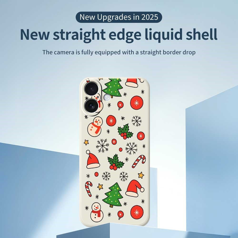 EIDERWOOD iPhone 17 Christmas Case - Flexible Plastic - Christmas Motifs / Green