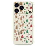 EIDERWOOD iPhone 17 Pro Christmas Case - Flexible Plastic - Gingerbread Men and Christmas Trees / Beige