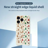 EIDERWOOD iPhone 17 Pro Christmas Case - Flexible Plastic - Gingerbread Men and Christmas Trees / Black