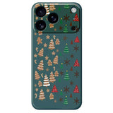 EIDERWOOD iPhone 17 Pro Max Christmas Case - Flexible Plastic - Gingerbread Men and Christmas Trees / Green