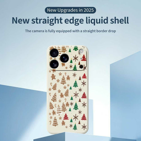 EIDERWOOD iPhone 17 Pro Max Christmas Case - Flexible Plastic - Gingerbread Men and Christmas Trees / Black