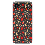 EIDERWOOD iPhone Air Christmas Case - Flexible Plastic - Christmas Candy / Black