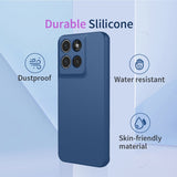 EIDERWOOD Motorola Moto G56 Lined Silicone Case - Dark Green