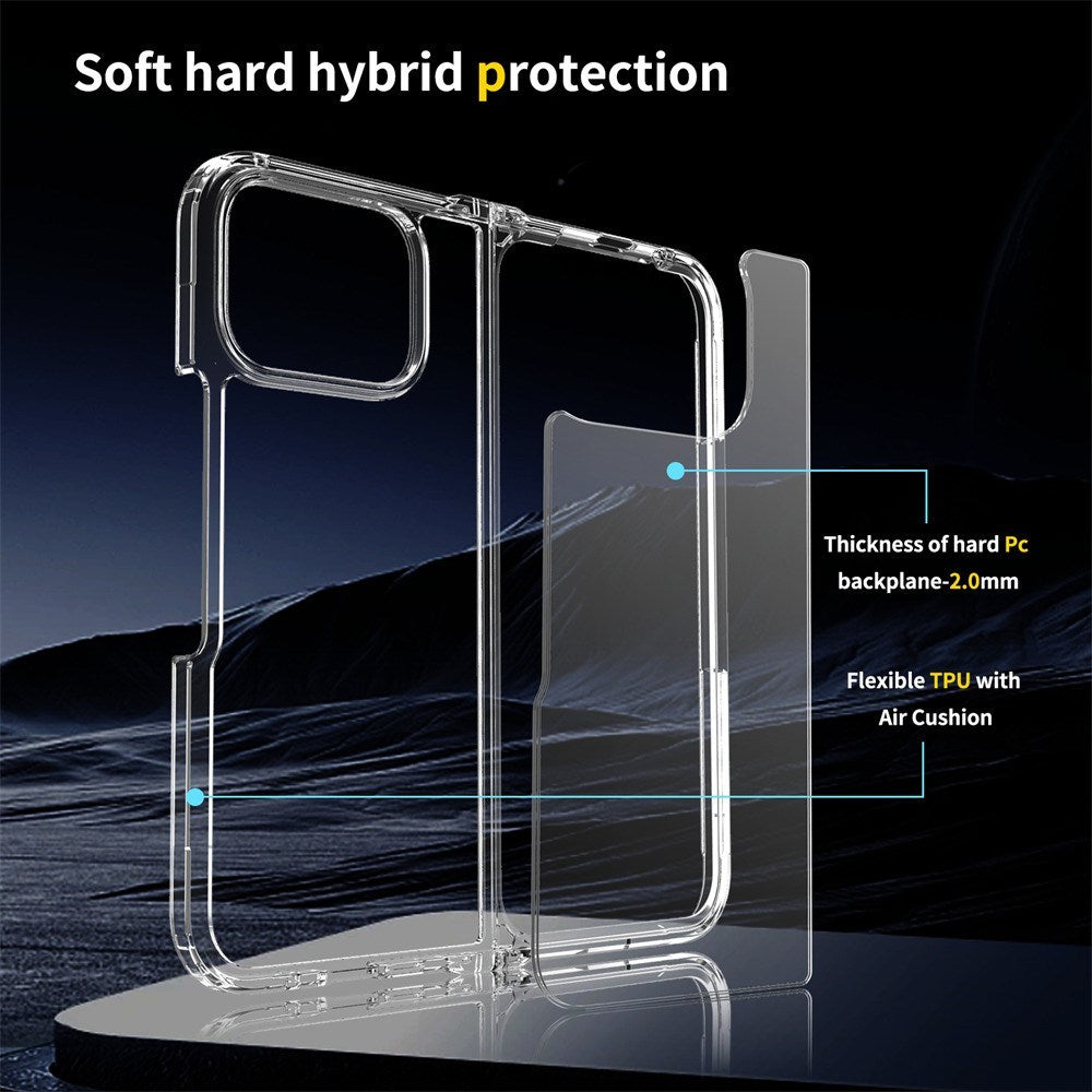 EIDERWOOD Google Pixel 10 Pro Fold Hybrid Plastic Case - Transparent