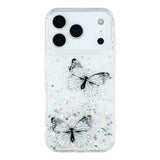 EIDERWOOD iPhone 17 Pro Flexible Plastic Case with Butterflies - Transparent
