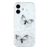 EIDERWOOD iPhone 17 Flexible Plastic Case with Butterflies - Transparent