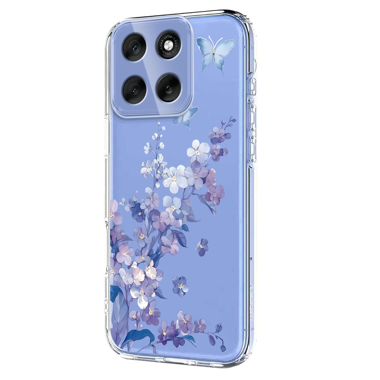 EIDERWOOD Motorola Moto G86 Flexible Plastic Case with Print - Violet