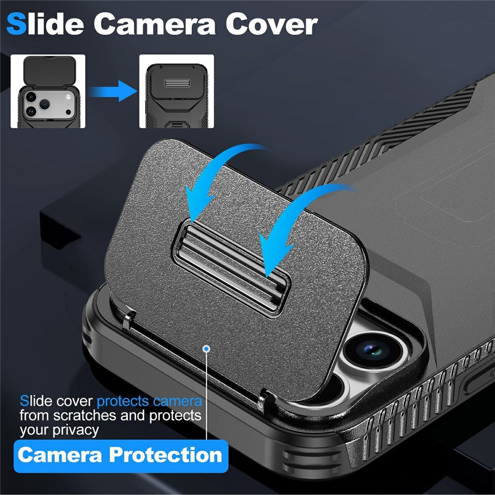 iPhone 18 Pro Max / 17 Pro Max EIDERWOOD Hybrid Plastic Case w. Cam Slider - Black