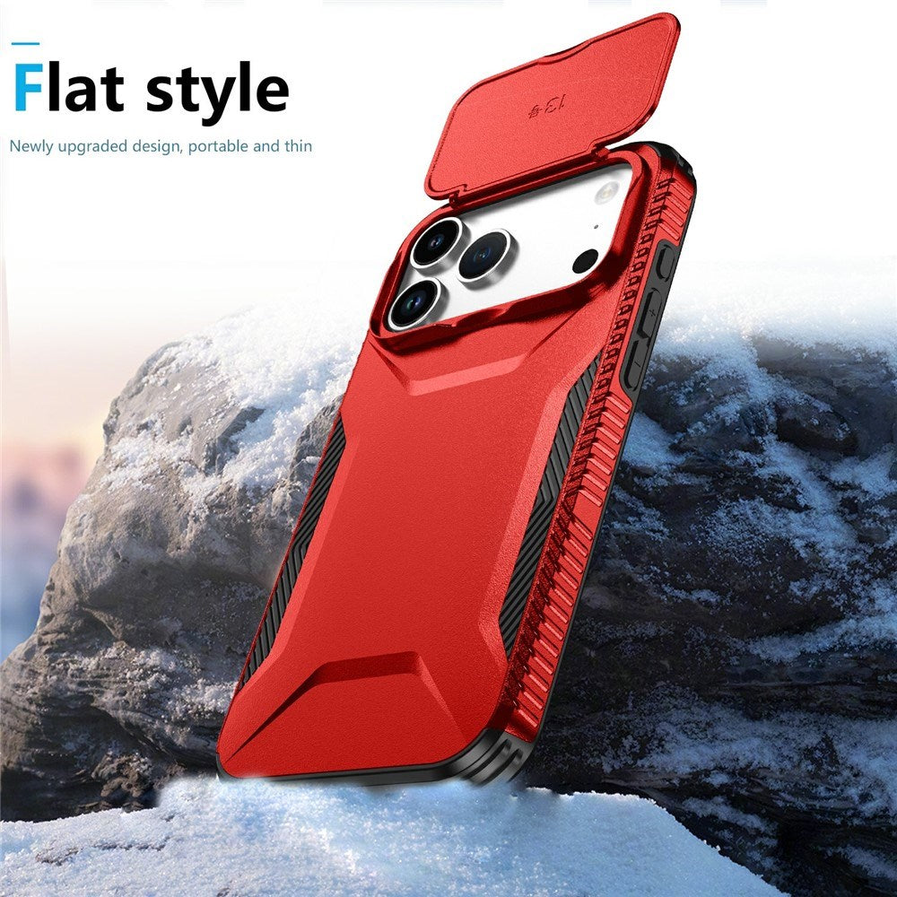 iPhone 18 Pro Max / 17 Pro Max EIDERWOOD Hybrid Plastic Case w. Cam Slider - Red