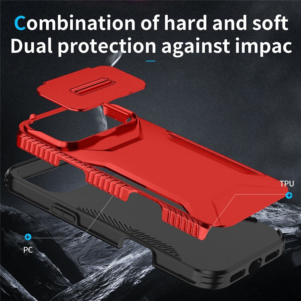 iPhone 18 Pro Max / 17 Pro Max EIDERWOOD Hybrid Plastic Case w. Cam Slider - Red