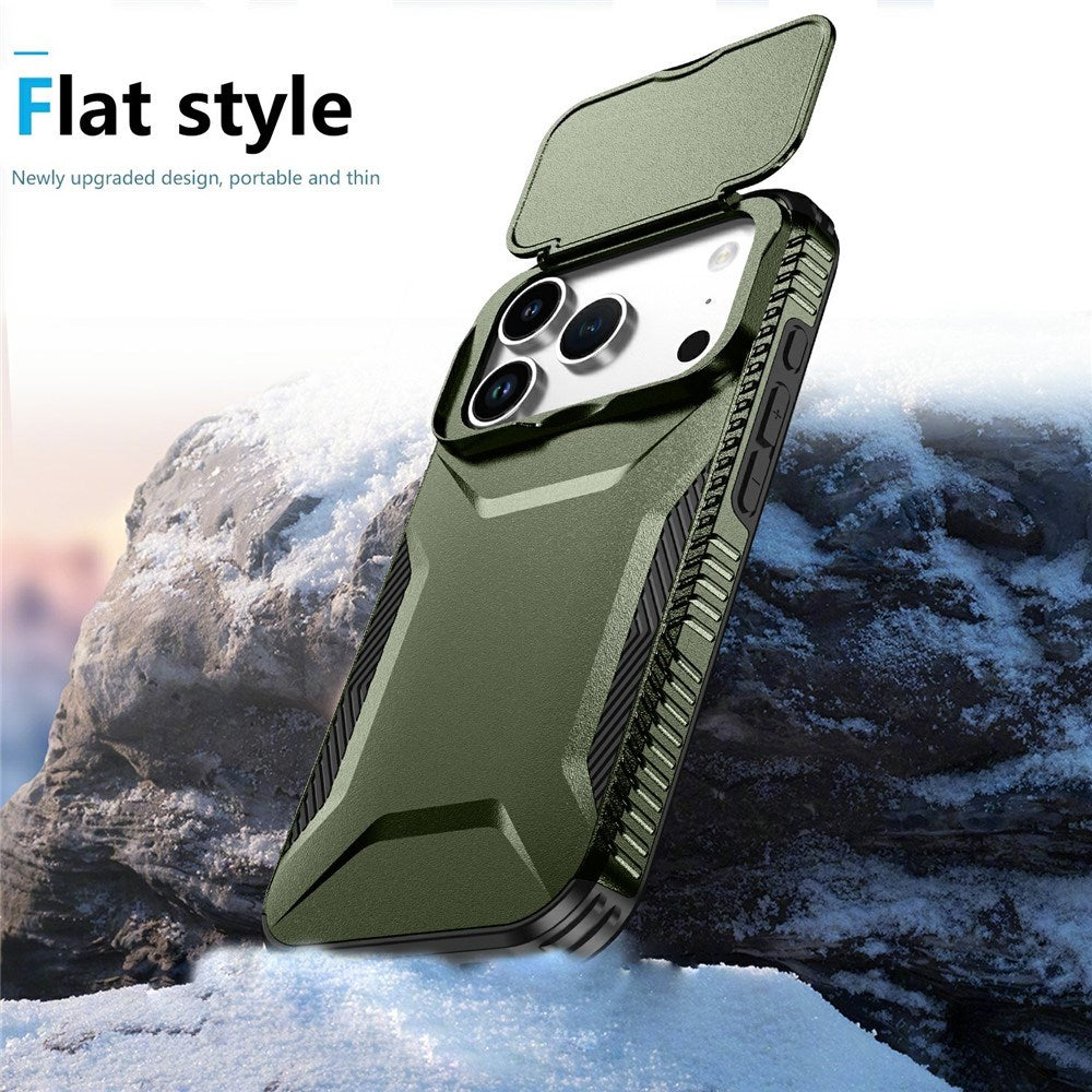 iPhone 18 Pro / 17 Pro EIDERWOOD Hybrid Plastic Case w. Cam Slider - Green