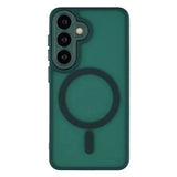 Samsung Galaxy S25 FE Hybrid Plastic Case - MagSafe Compatible - Green