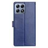 Xiaomi 15T EIDERWOOD Faux Leather Flip Case with Card Holder and Strap - Blue