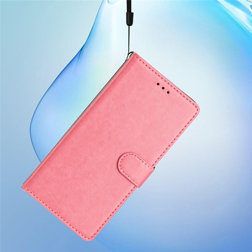 Xiaomi 15T EIDERWOOD Faux Leather Flip Case with Card Holder and Strap - Pink