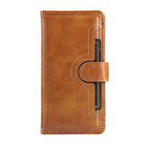 iPhone 18 Pro / 17 Pro EIDERWOOD Faux Leather Flip Case with Wallet - Light Brown