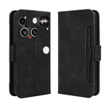 Nothing Phone (3) EIDERWOOD Leather Flip Case w. Wallet - Black
