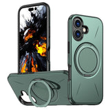 EIDERWOOD iPhone 17 Case with Rotating Kickstand - MagSafe Compatible - Green