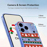 EIDERWOOD iPhone 17 Pro Flexible Plastic Christmas Case with Motif - Transparent / Pattern