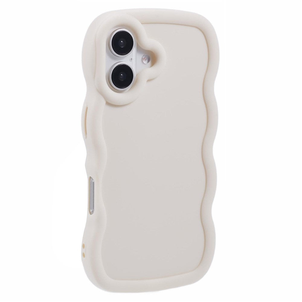 EIDERWOOD iPhone 17 Flexible Plastic Wavy Case - White