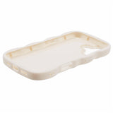 EIDERWOOD iPhone 17 Flexible Plastic Wavy Case - White