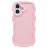 EIDERWOOD iPhone 17 Flexible Plastic Wavy Case - Pink