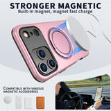 EIDERWOOD iPhone 17 Pro Case with Rotating Kickstand - MagSafe Compatible - Pink