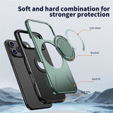 EIDERWOOD iPhone 17 Pro Max Case with Rotating Kickstand - MagSafe Compatible - Green