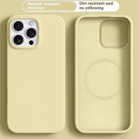 iPhone 16 Pro 2-in-1 Silicone & Hard Plastic Case - MagSafe Compatible - Yellow