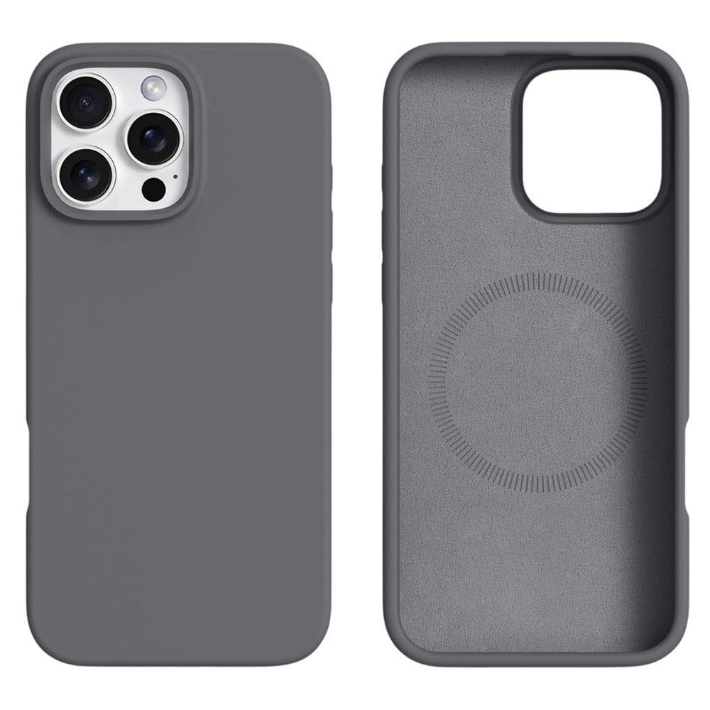 iPhone 16 Pro 2-in-1 Silicone & Hard Plastic Case - MagSafe Compatible - Dark Grey