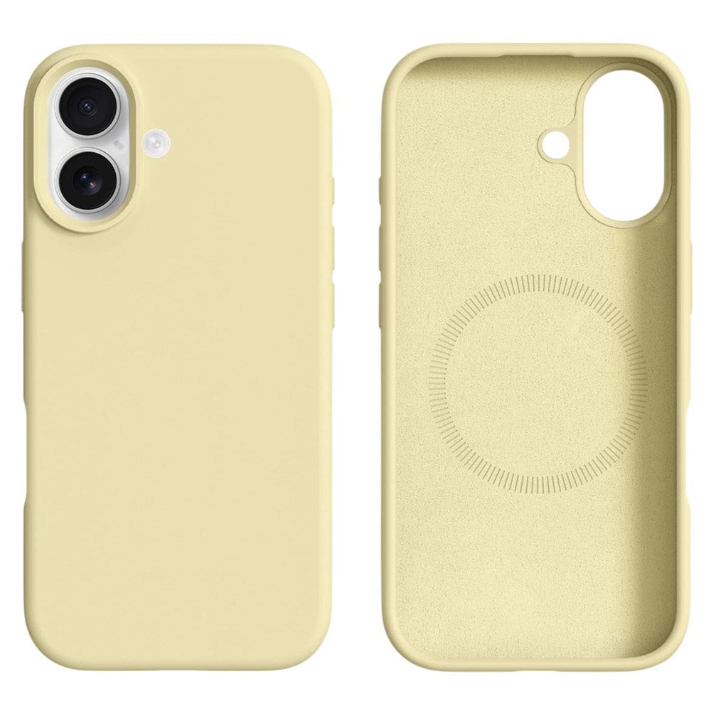 iPhone 16 2-in-1 Silicone & Hard Plastic Case - MagSafe Compatible - Yellow