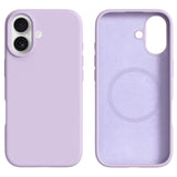 iPhone 17 2-in-1 Silicone & Hard Plastic Case- MagSafe Compatible - Light Purple