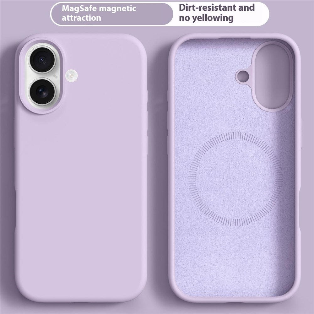 iPhone 17 2-in-1 Silicone & Hard Plastic Case- MagSafe Compatible - Light Purple