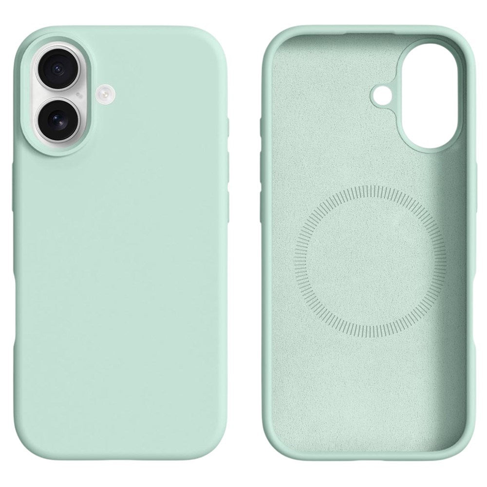 iPhone 17 2-in-1 Silicone & Hard Plastic Case- MagSafe Compatible - Light Green