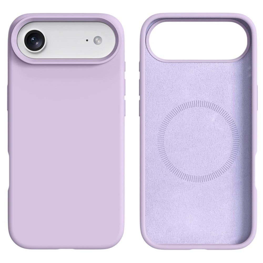 iPhone Air 2-in-1 Silicone & Hard Plastic Case- MagSafe Compatible - Light Purple