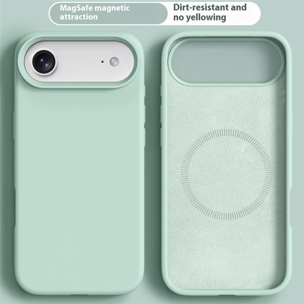 iPhone Air 2-in-1 Silicone & Hard Plastic Case- MagSafe Compatible - Light Green