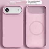 iPhone Air 2-in-1 Silicone & Hard Plastic Case- MagSafe Compatible - Pink