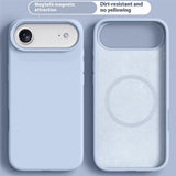 iPhone Air 2-in-1 Silicone & Hard Plastic Case- MagSafe Compatible - Baby Blue