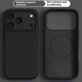 iPhone 17 Pro 2-in-1 Silicone & Hard Plastic Case- MagSafe Compatible - Black