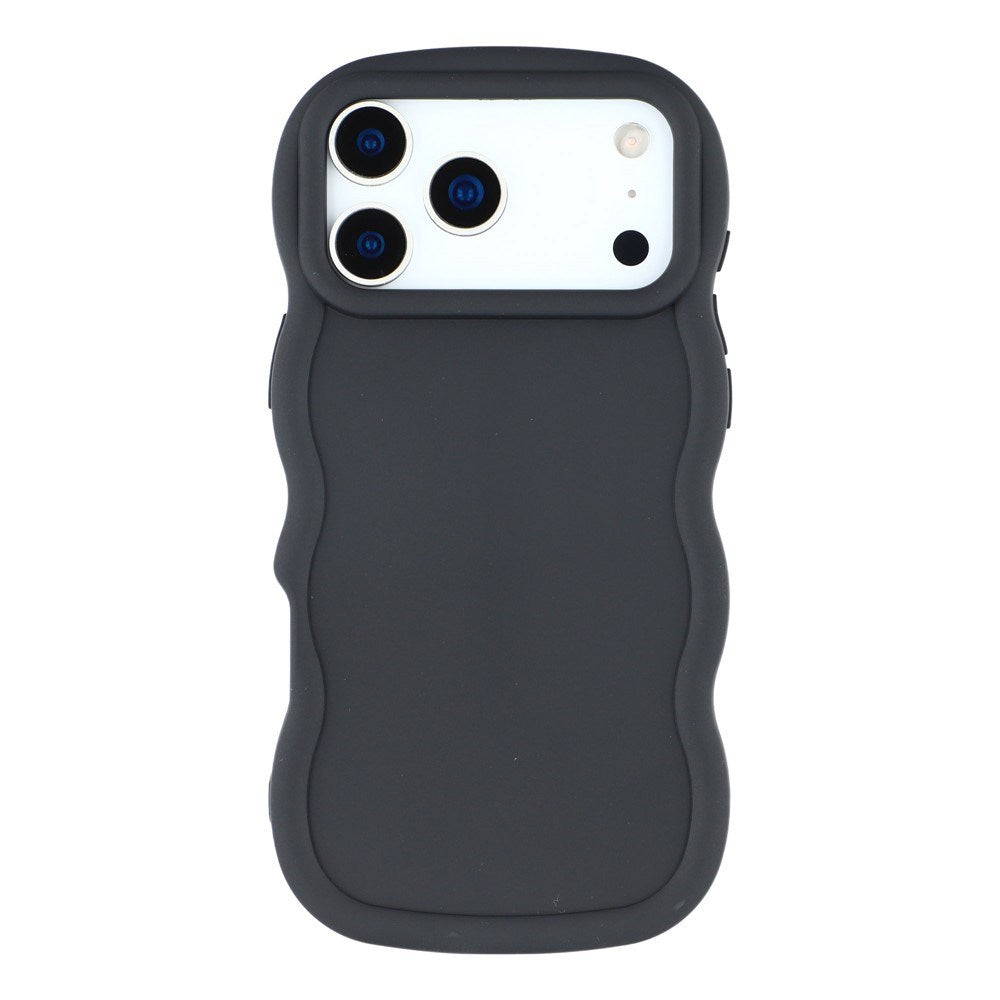 EIDERWOOD iPhone 17 Pro Max Flexible Plastic Wavy Case - Black