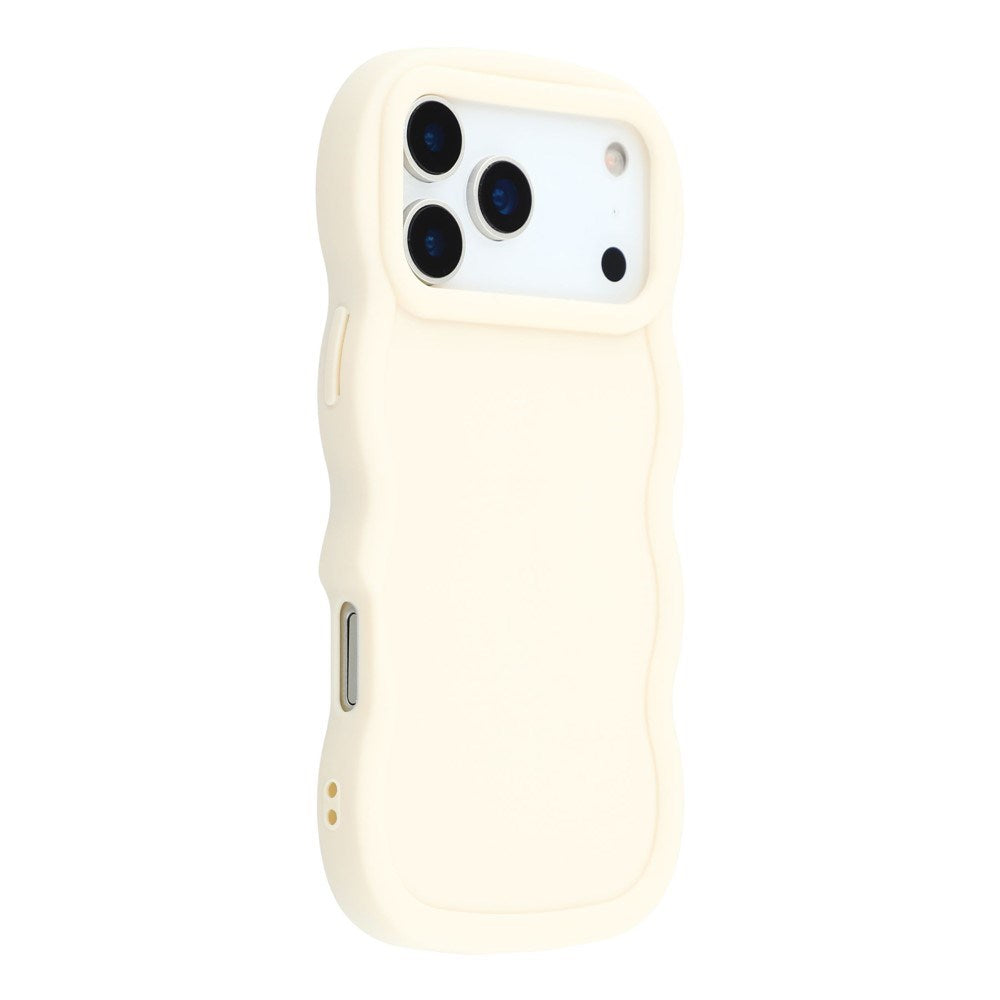 EIDERWOOD iPhone 17 Pro Max Flexible Plastic Wavy Case - White