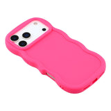EIDERWOOD iPhone 17 Pro Flexible Plastic Wavy Case - Pink