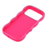 EIDERWOOD iPhone 17 Pro Flexible Plastic Wavy Case - Pink
