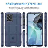 Motorola Moto G72 Rugged Shield Series Tough Case - Blue