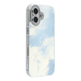 EIDERWOOD iPhone 17 Hybrid Plastic Case with Built-in Camera Lens Protection - Foil Pattern / Silver