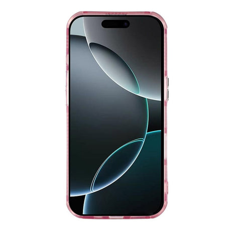 EIDERWOOD iPhone 17 Pro Hybrid Plastic Case with Built-in Camera Lens Protection - Pearlescent Pattern / Pink