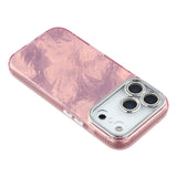 EIDERWOOD iPhone 17 Pro Hybrid Plastic Case with Built-in Camera Lens Protection - Foil Pattern / Pink